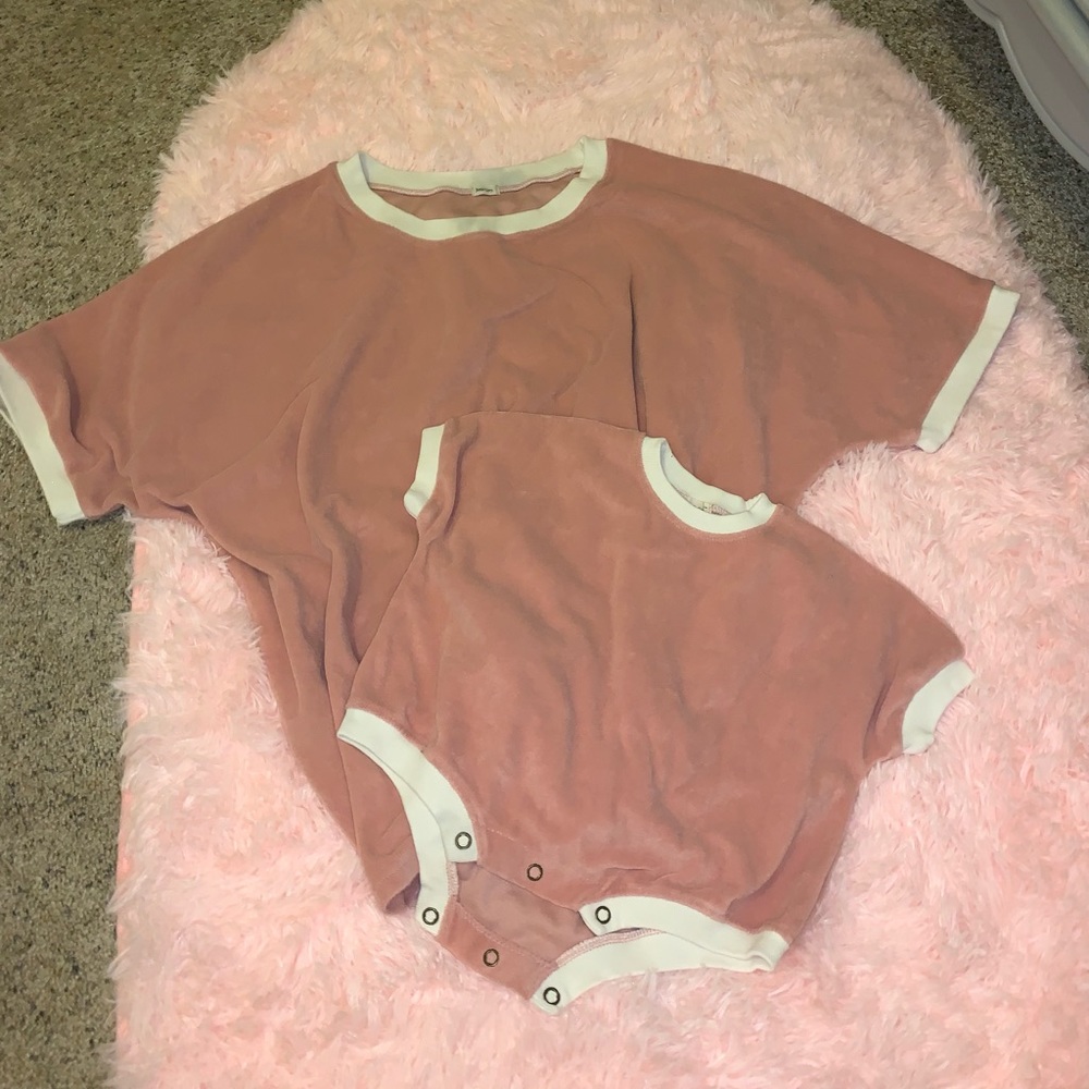 Mommy & Me Junie Grey Matching Set